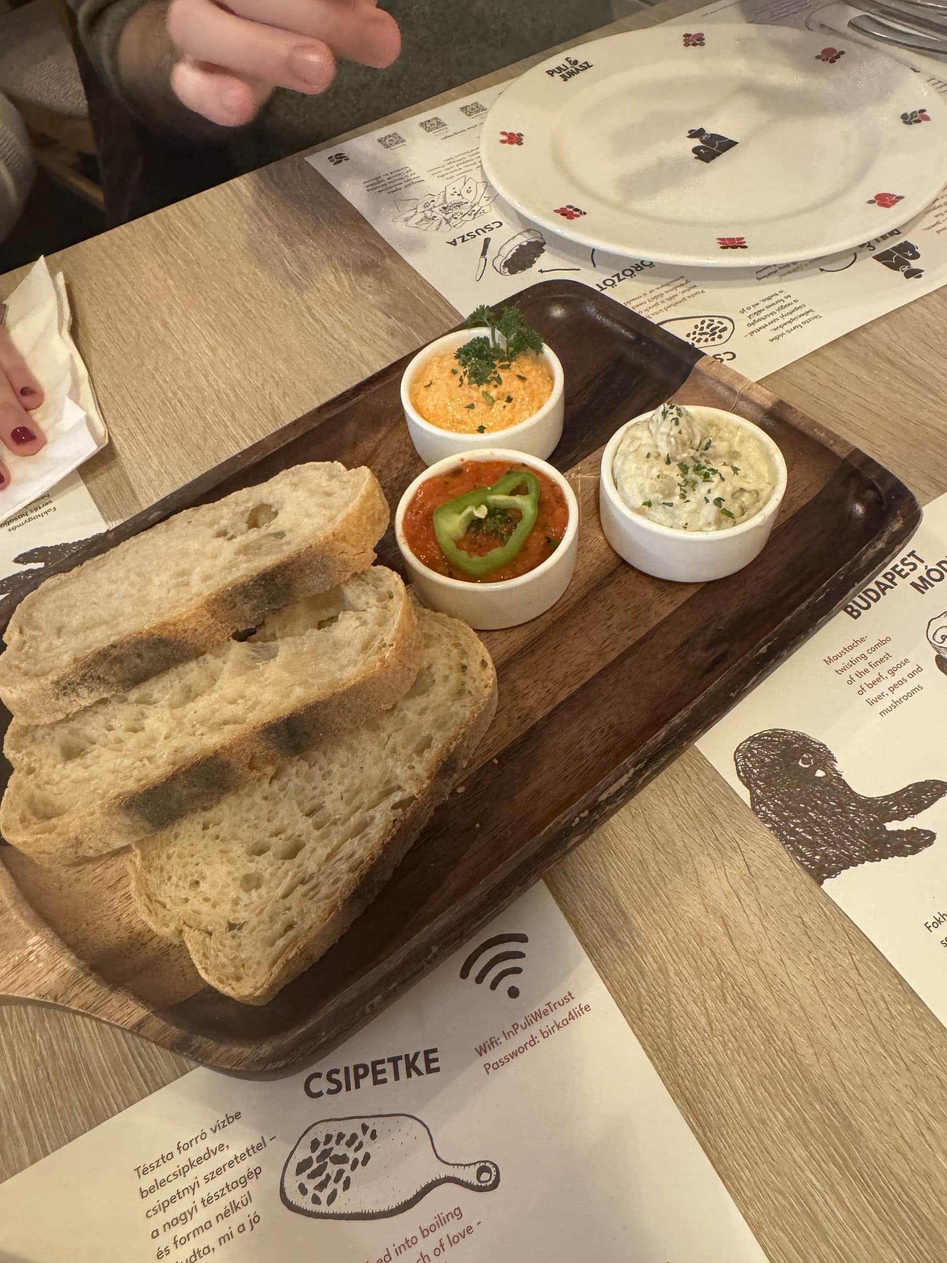 Bread and dips