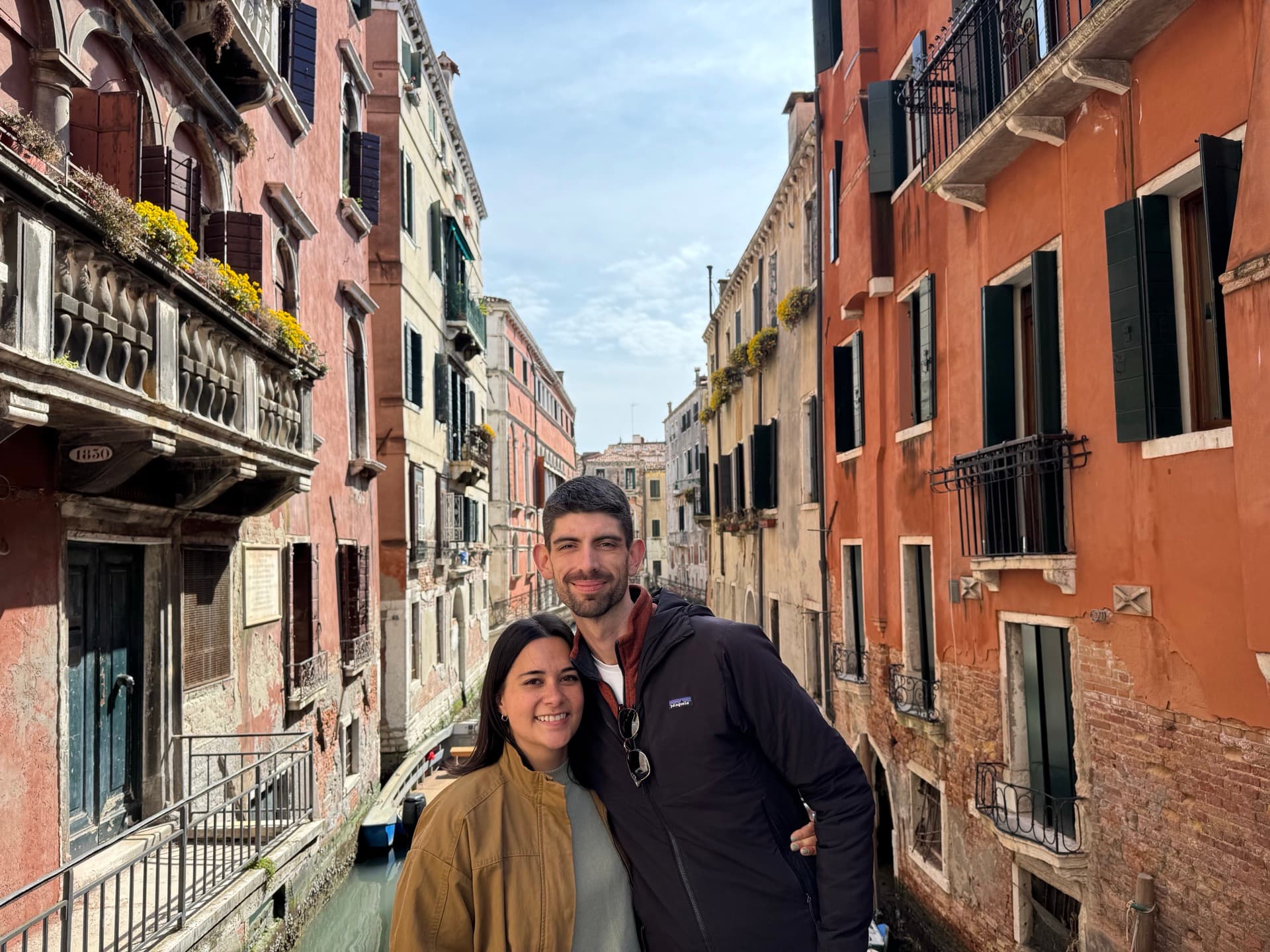 Zac and Jacqui together in Venice