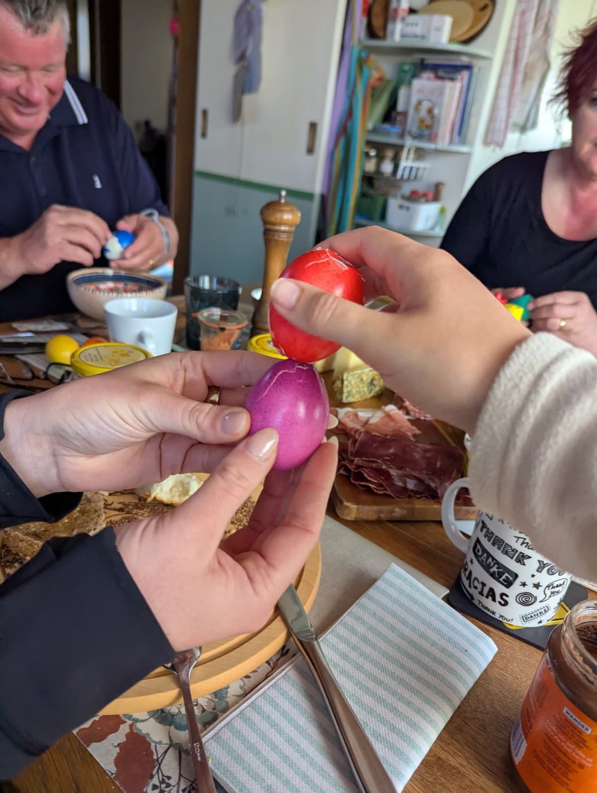 Egg cracking